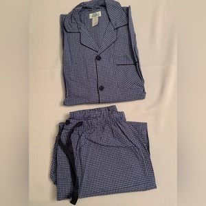 Global Men's Pajama Set 100% Cotton Yarn Drawstring Sleepwear 2 pieces  Size L